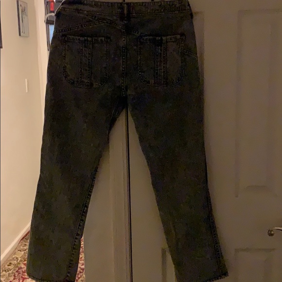 Men's Volcom Jeans (light gray+ stained design) - Picture 4 of 6